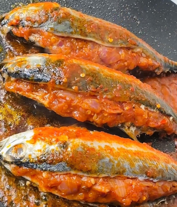 ikan cencaru sumbat sambal