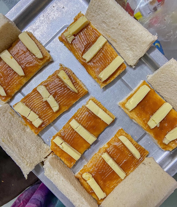 cara buat roti bakar