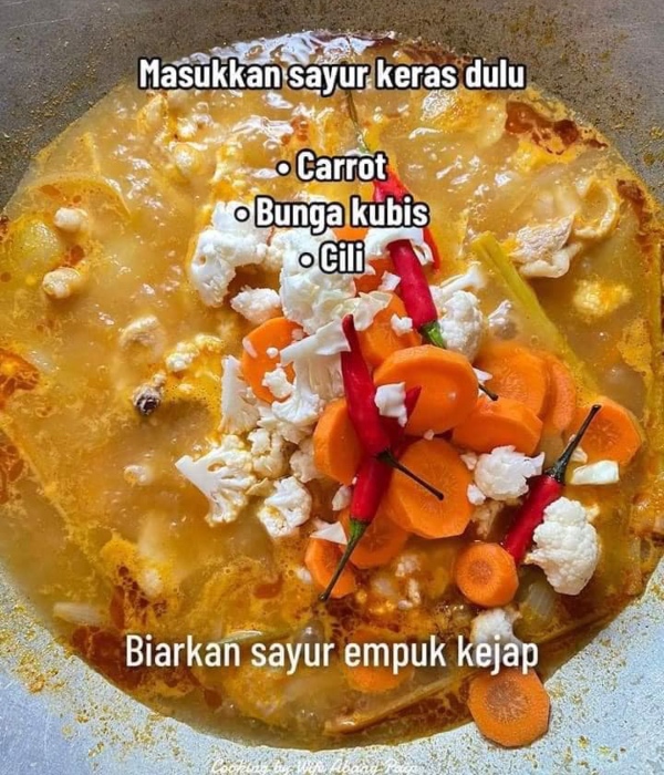 cara masak tomyam campur