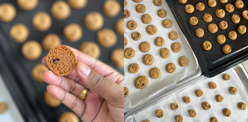 Biskut Coklat Chip Resipi Mudah, Guna Sebuku Butter Dapat 200 Biji!