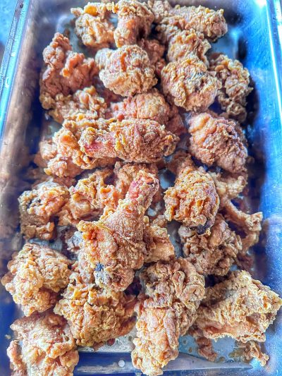 cara goreng ayam rangup