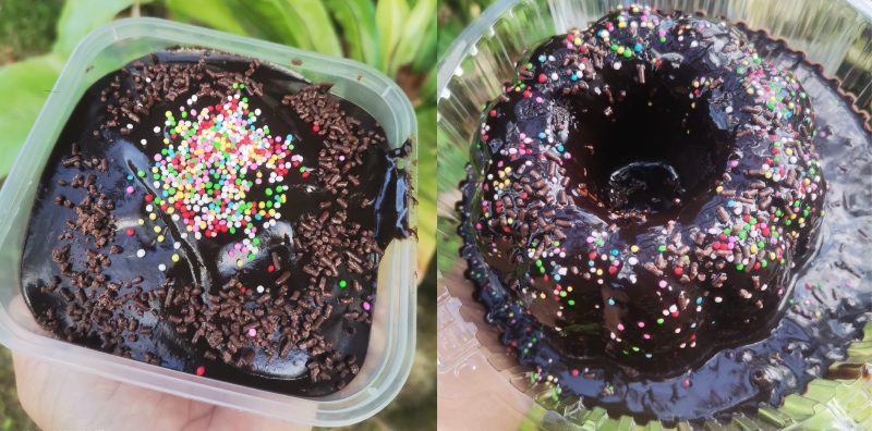 kek coklat moist sedap