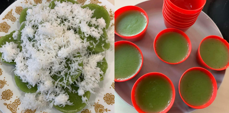 Kuih Kasui Pandan Gedik & Kenyal, Tengah Kukus Harum Satu Rumah!