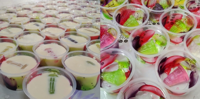 Puding Sumi Jelly Ala Tutti Fruity, Warna-Warni Begini Budak-Budak Suka!