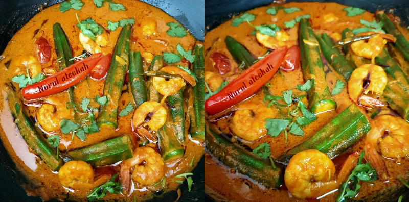 Resepi Kari Udang & Bendi, Ada Lebihan Kuah Sesuai Untuk Cicah Roti