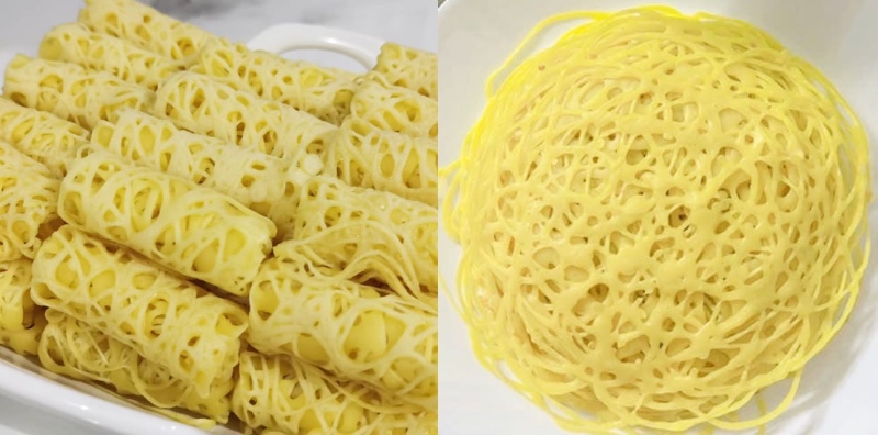 Roti Jala Sukatan Cawan Cepat Dan Mudah, Dah Sejuk Pun Tetap Lembut