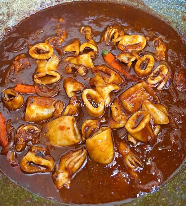 sotong masak kicap