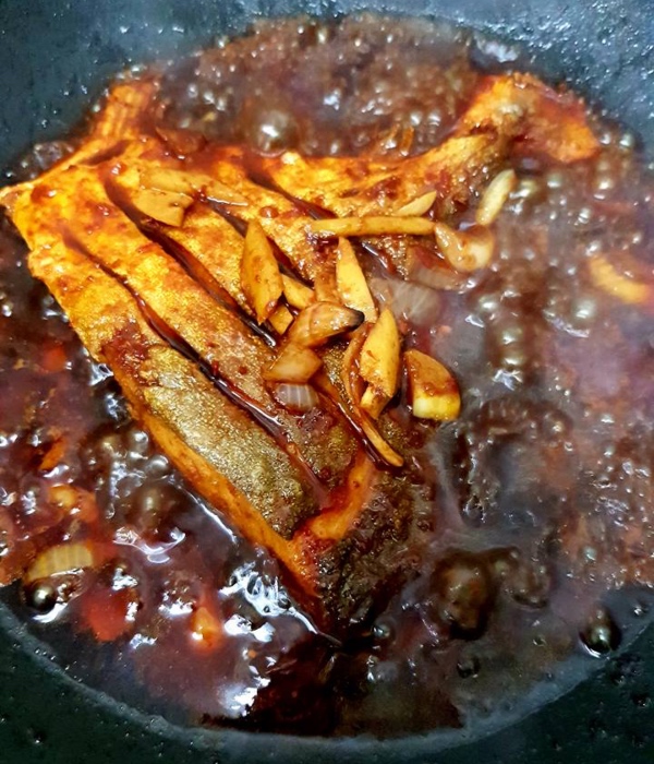 ikan masak kicap simple